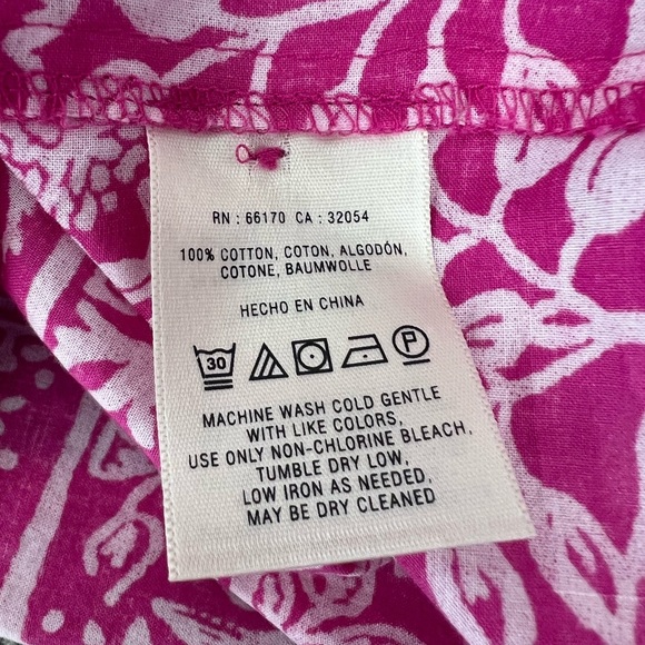 NWT Anthropologie Meadow Rue Pink Anila Shirtdress Drawstring Waist - Picture 4 of 7